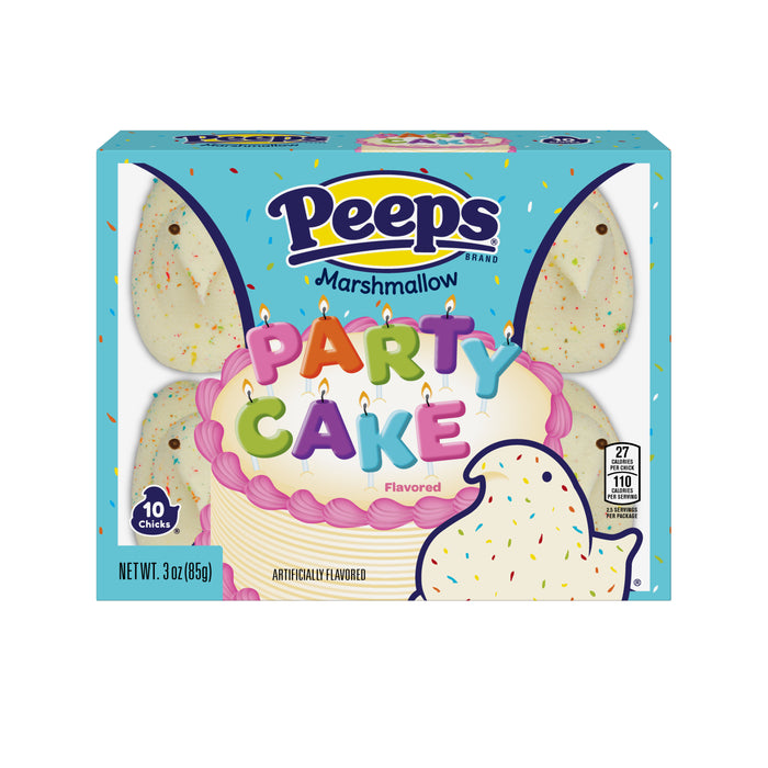 Peeps Marshmallow Party Cake Chicks 10ct pack
