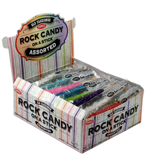 Old Fashioned Rock Candy Swizzle Sticks Assorted 36ct Box