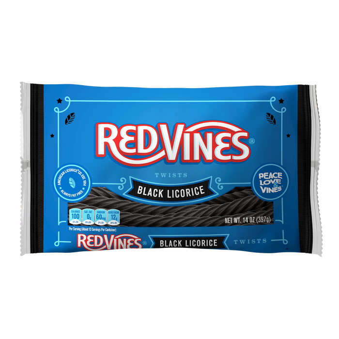 Red Vines Original Black Licorice Twists 14oz bag