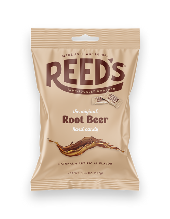 Reeds Hard Candy Root Beer 6.25oz Bag