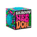 Colorful packaging of Shaggy Nee Doh with a textured ball on a white background