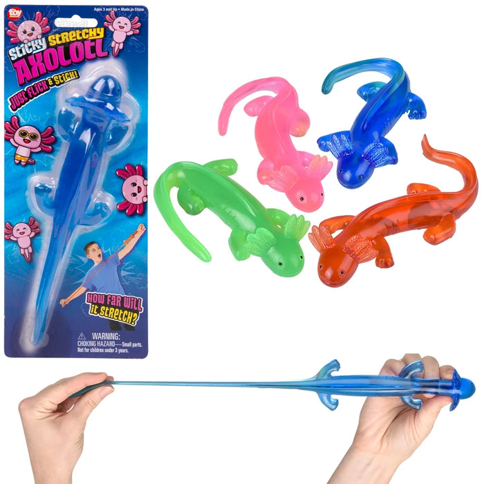 Sticky Stretchy Axolot 8 inch toy