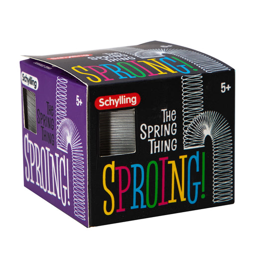 Box of Schylling 'The Spring Thing' toy on a white background