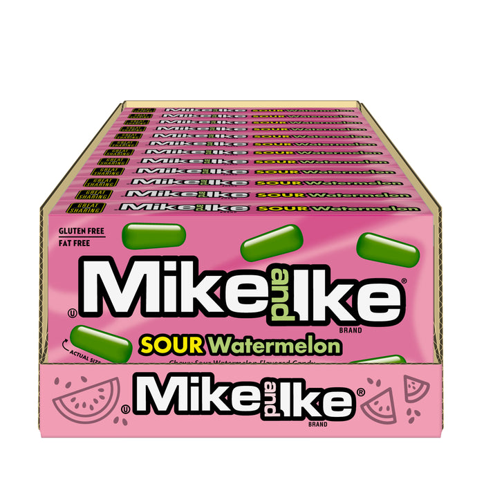 Mike & Ike Sour Watermelon 4.25oz box 12ct case