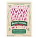 SweetNature Peppermint Candy Canes packaging box, featuring a graphic of pink and white striped candy canes on a textured beige background with green decorative accents.