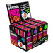 Display of Teenie Nee Doh boxes with colorful packaging on a white background