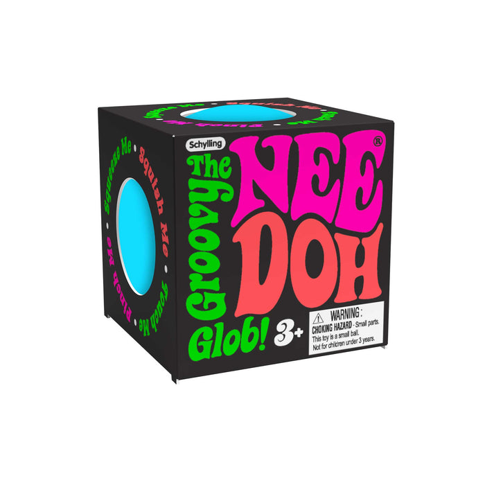 Box of Schylling Nee Doh Groovy Glob toy on a white background