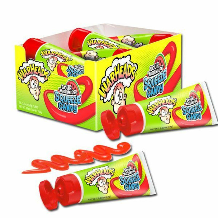 Warheads Sour Watermelon Squeeze Candy 2.25oz 24ct box