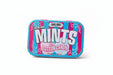 Big Sky sugar-free mints cotton candy tin on a light background with cotton candy-themed packaging.