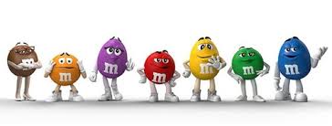 M&M Color Animated Charactors