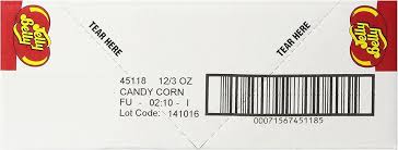 Jelly Belly Candy Corn 3oz Bag 12ct Case