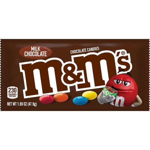 M&M Milk Chocolate 1.69oz Pack