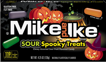 Mike & Ike Sour Spooky Treats 4.25oz box