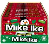 Mike & Ike Christmas Merry Mix 4.25oz box 12ct case