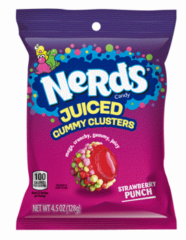 Nerds Juiced Gummy Clusters 4.5oz Bag