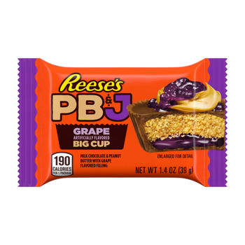 Reeses Big Cup 
Grape Jelly 1.4oz Bar