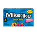 Box of Mike and Ike Berry Blast candy with colorful fruit illustration on a white background
