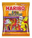 Haribo Crazy Skeletons gummy candy package with cartoon bear and skeleton design.