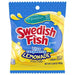 Get ready to dive into a tasty treat with Blue Raspberry Lemonade Swedish Fish! These chewy fish from Mondelez International are sure to satisfy your sweet tooth. Don't wait too long, grab them before they swim away! Available in a 3.59oz bag or 12ct case.