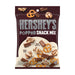 Experience irresistible flavor with Hershey's Popped Snack Mix! This delicious treat combines smooth milk chocolate, Salty pretzels, Chocolate Drizzled Popcorn and of course, Mini Hershey bars, for a perfect balance of sweet and salty, and downright delicious! Perfect for sharing or enjoying on your own, Hershey Popped Snack Mix is sure to satisfy your cravings and keep you coming back for more. Don't miss out on this mouthwatering snack!