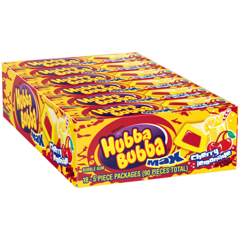 Hubba Bubba Max Cherry Lemonade Bubble gum 18ct Box