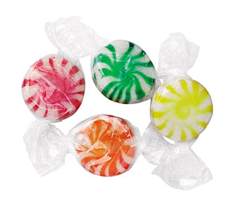 Bulk Pinwheel Fruit Swirl Buttons 1lb Bag