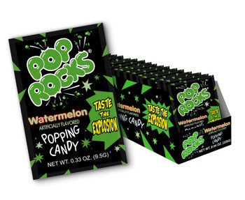Pop Rocks Watermelon .33oz Pack-24ct box