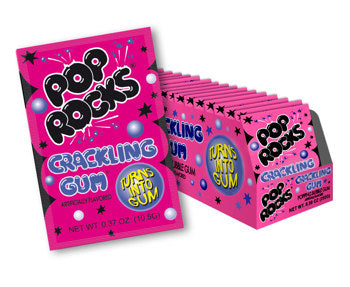 24ct box - Pop rocks that turn into bubble gum
