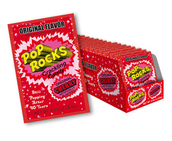 Pop Rocks Cherry .33oz Pack - 24ct Box