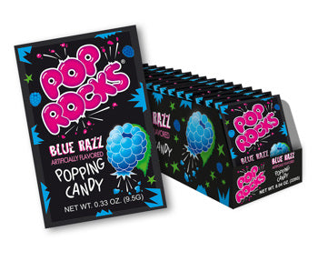 Pop Rocks Blue Raspberry .33oz Pack-24ct box