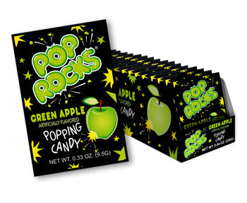Pop Rocks Green Aplle .33oz pack-24ct box