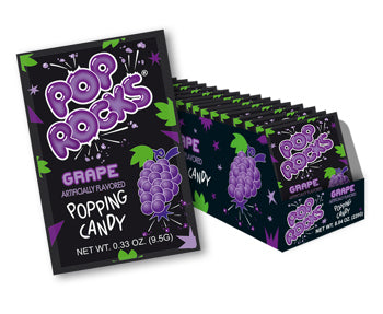 Pop Rocks Grape .33oz pack 24ct box