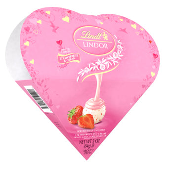 Indulge in a limited edition Valentine's treat with Lindor Truffles. White Chocolate Covered Strawberry and Creme truffle, making them the perfect way to show your special someone you care. Don't miss out on this Irresistible and decadent twist on a classic Lindt Chocolate favorite!