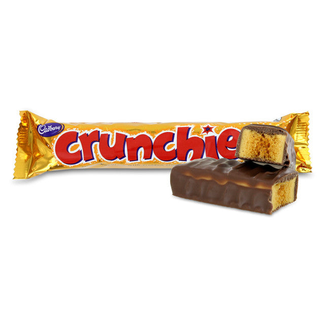 Cadbury Crunchie Bar gold wrap