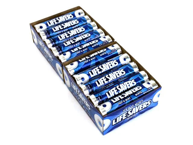 For over 100 years, " The Mint with The Whole in It" Lifesavers have been a staple in many Americans Lives. The history on this candy is so long we could write a book, but rather than that, we simply say yay to another great American Iconic Candy Brand! 20ct Box