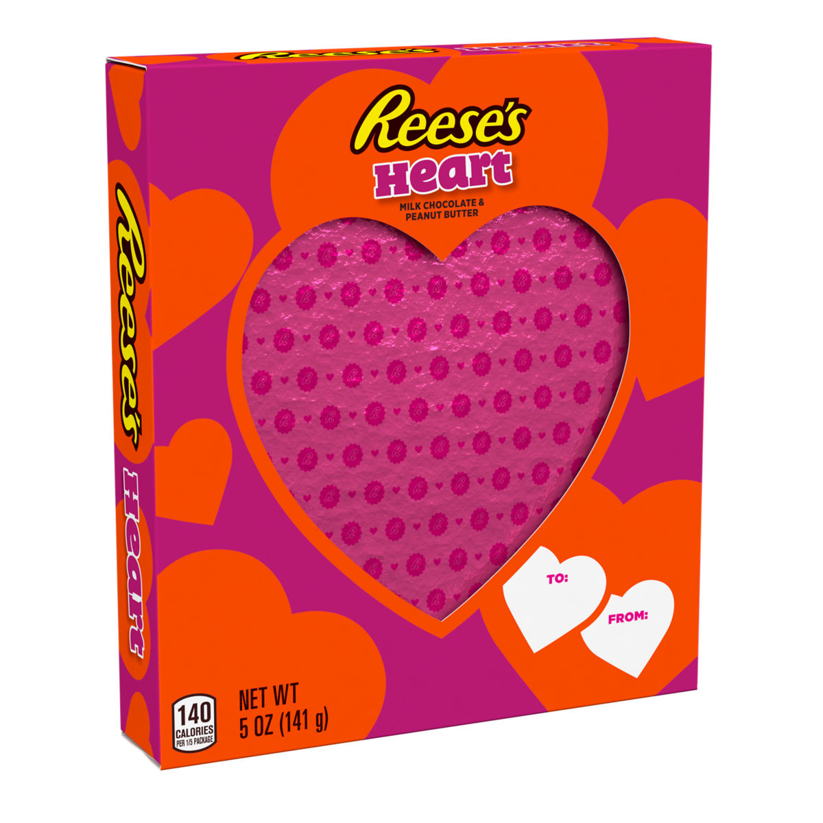Box Candy Rees Reese's Valentine Peanut Butter Filled Heart 5oz Box — Sweeties Candy ...