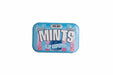 Big Sky Blue Raspberry mints on a white background
