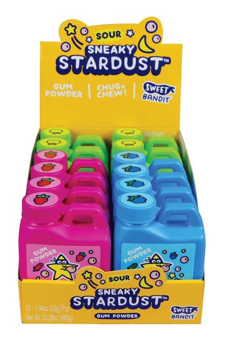 Sweet bandit sneaky stardust gum powder jug or 12ct box