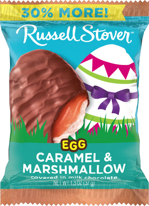Easter Russell Stover 1.3oz Egg Chocolate Caramel & Marshmallow
