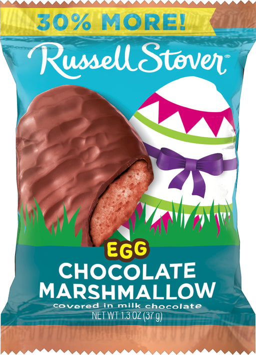 Easter Russell Stover 1.3oz Egg Chocolate Covered Chocolate Marshmallow