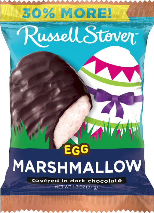 Easter Russell Stover 1.3oz Egg Dark Chocolate Marshmallow