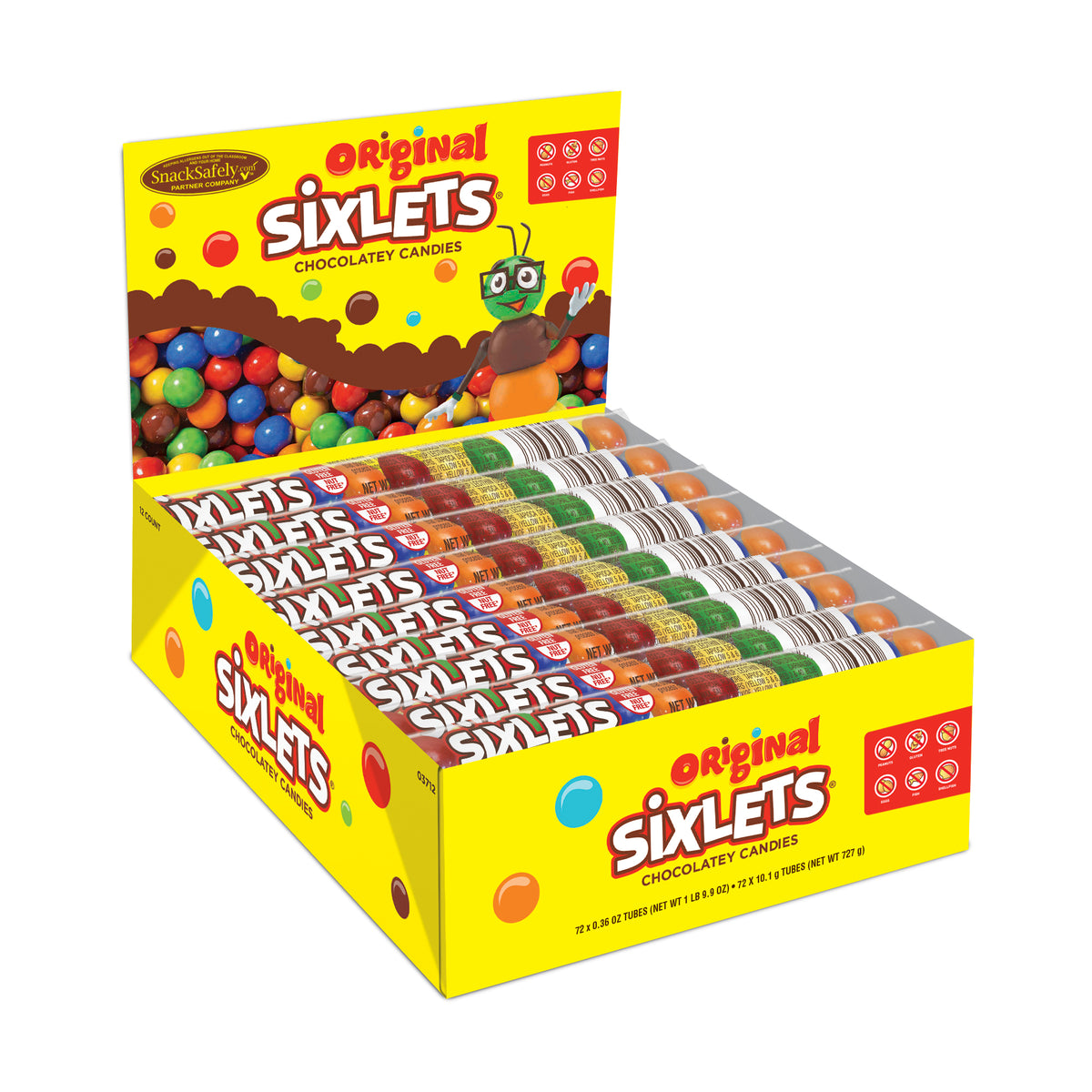 Sixlets .36oz tube or 72ct box — Sweeties Candy of Arizona