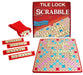 Scrabble Tile Lock Crosswords Game