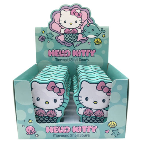 Hello Kitty Mermaid Sour Strawberry tins