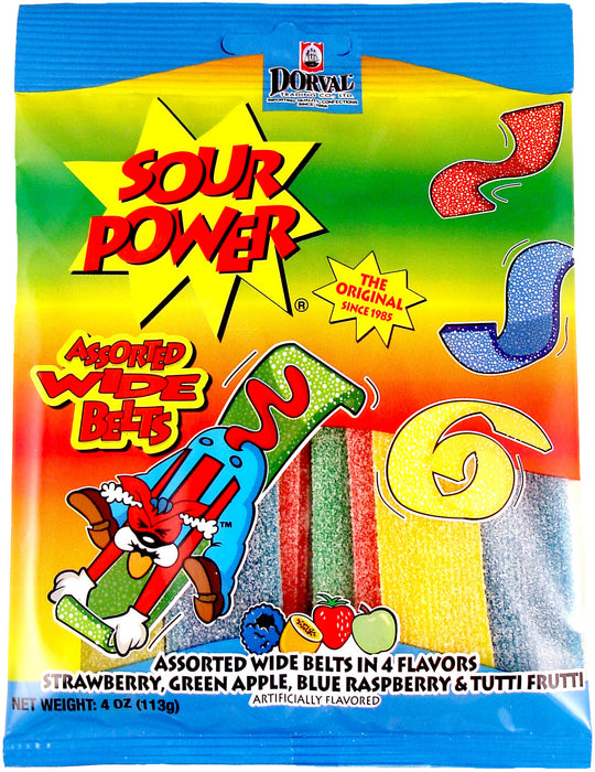 Sour Power Wide Belts 4oz Bag