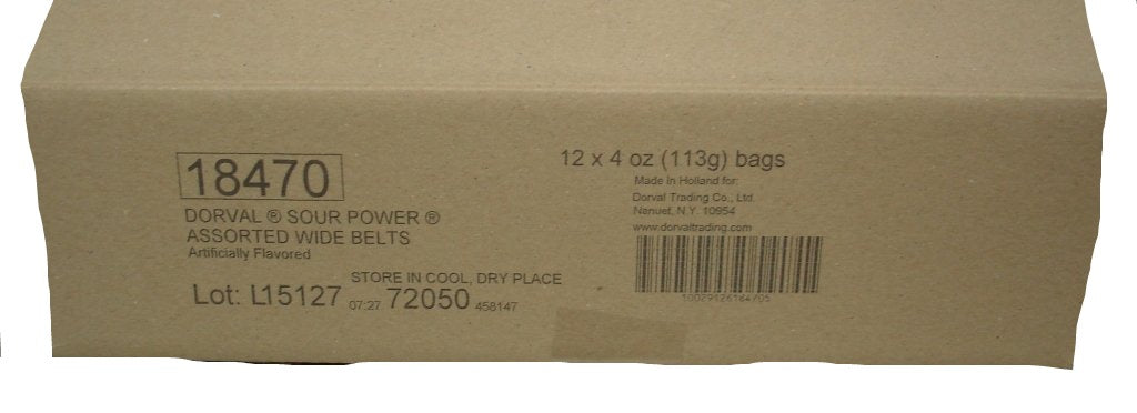 Sour Power Wide Belts 4oz Bag 12ct Case