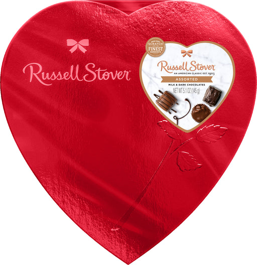 Russell Stover 5.1oz Heart Box Assorted Chocolates