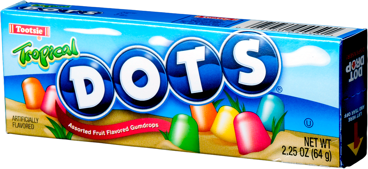 Dots Assorted Fruit Tropical 2.25oz box