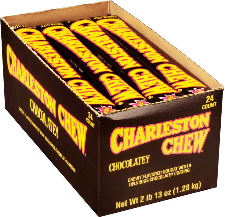 Charleston Chew Chocolate 1.87oz 24ct box