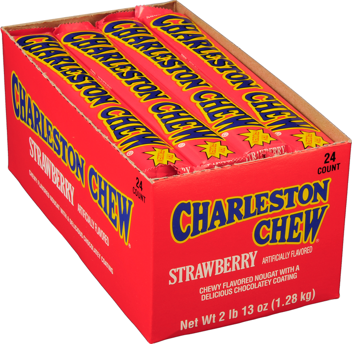 Charleston Chew Strawberry 1.87oz 24ct box
